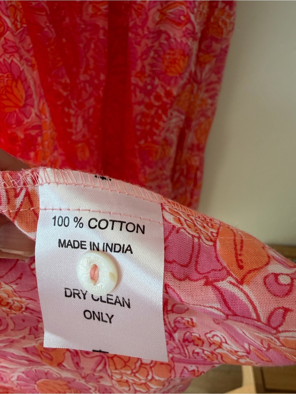 Pink Floral Ruffle Maxi Dress with Tie Waist - Picture 4 of 4